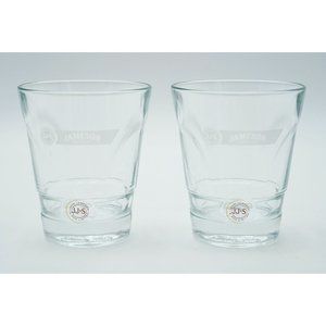 JJ&S Jameson Irish Whiskey Red Label 8 oz Lowball Rocks Glasses Set of 2